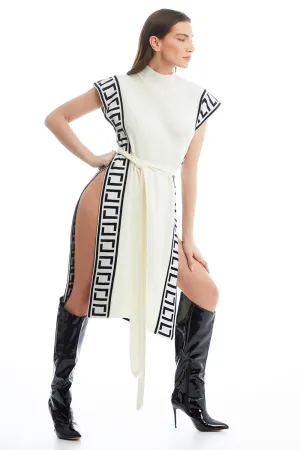 VISCOSE MEANDER TUNIC