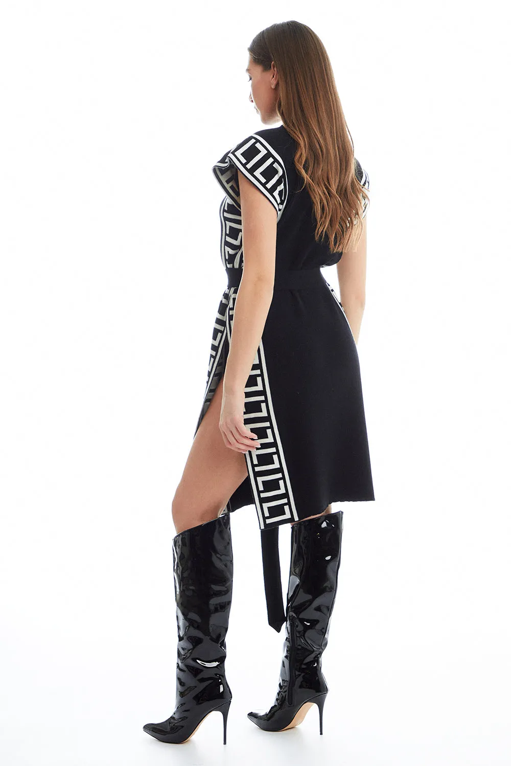 VISCOSE MEANDER TUNIC