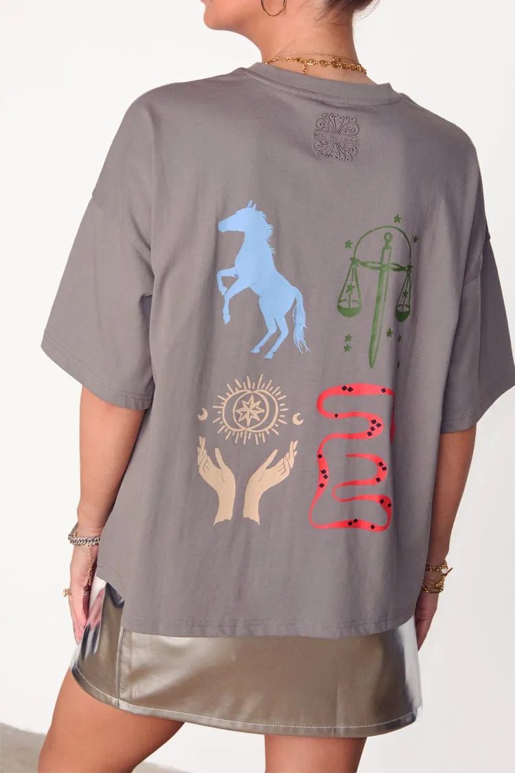 Washed Grey Mystical T-Shirt
