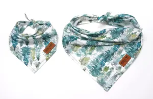 Watercolour Evergreen Trees - Pet Bandana