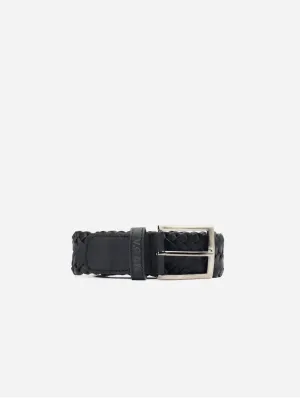 Weave Men's Vegan Leather Belt | Black