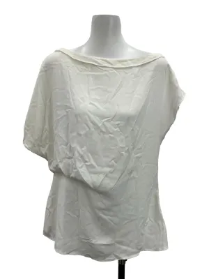 White Asymmetrical Blouse