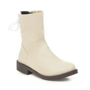 Women's  Low Heel Short Boots