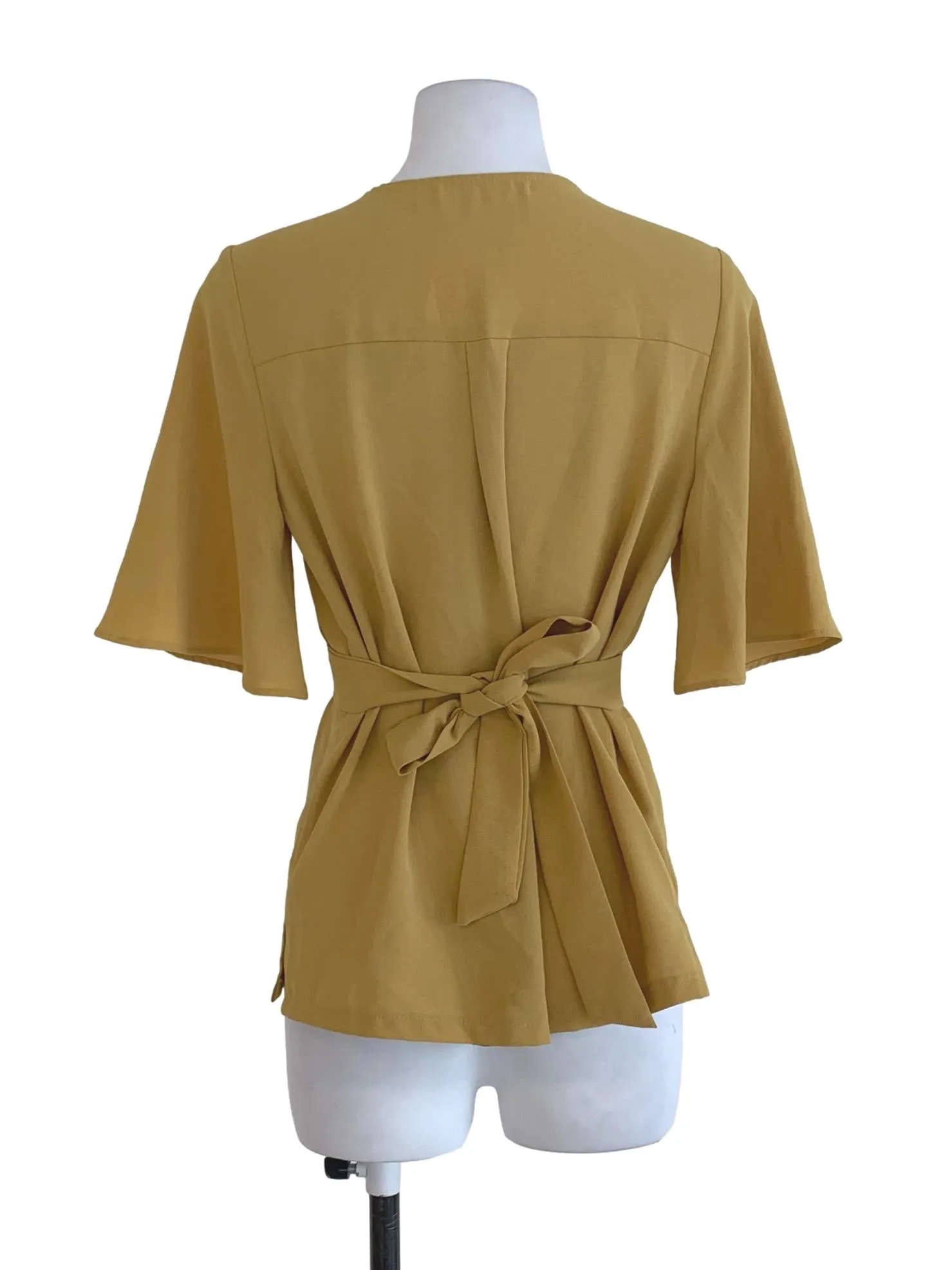 Yellow Plain Blouse