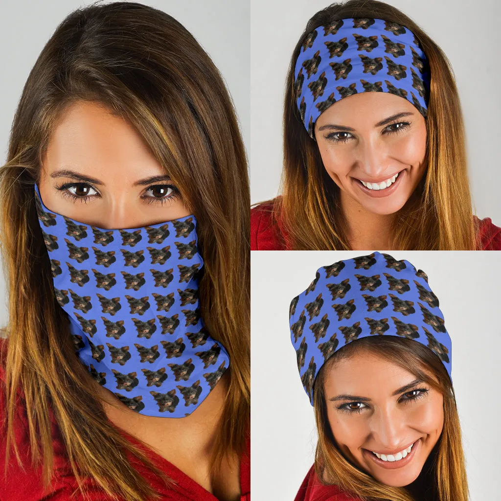 Yorkie Bandanas - Blue
